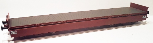 NPE Modellbau NW52049 - TT - Niederbordwagen mit abgeklappten Bordwänden, DR, Ep. IV- Wagen 1